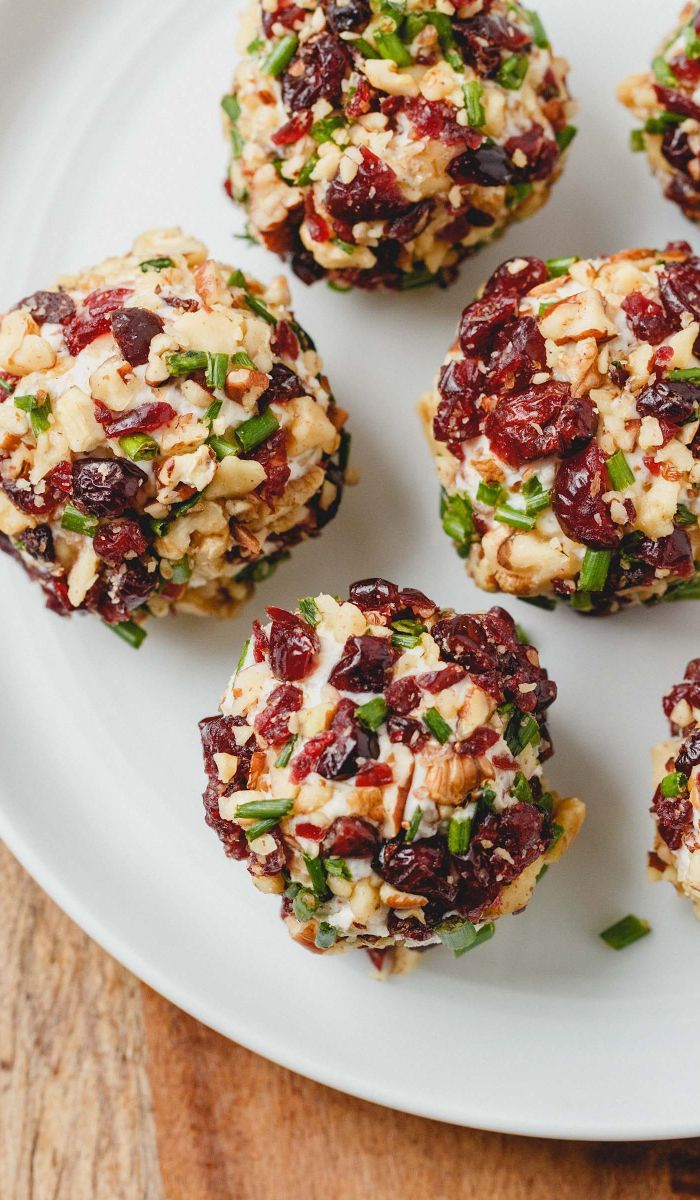 Cranberry Nut Cream Cheese Balls