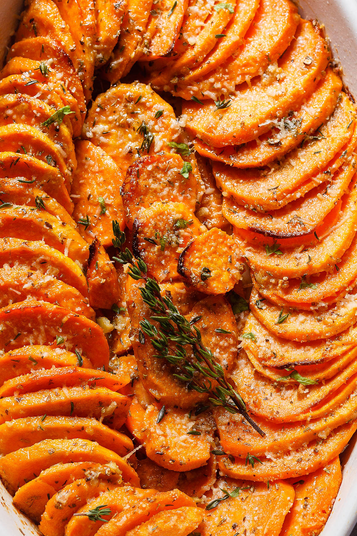 Garlic Parmesan Roasted Sweet Potatoes SERENDIPITY NEWS