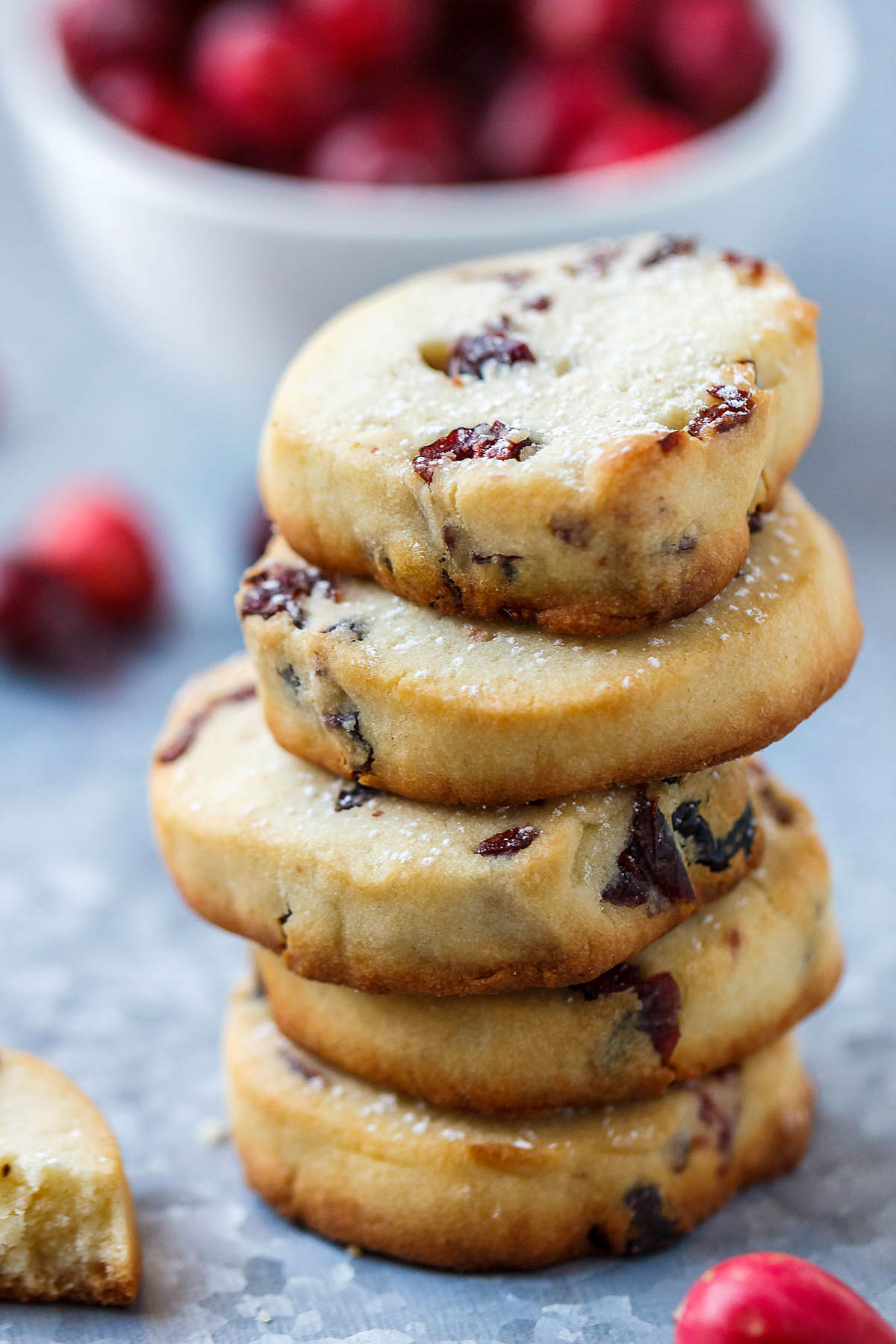 Cranberry Shortbread Cookies Recipe — Eatwell101