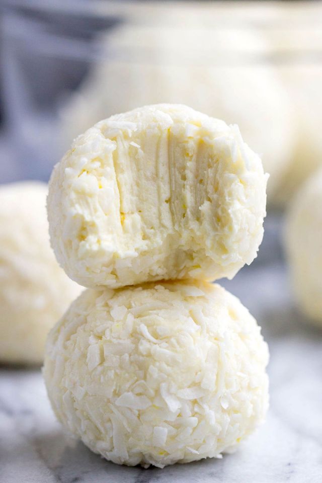 Lemon Cheesecake Fat Bombs