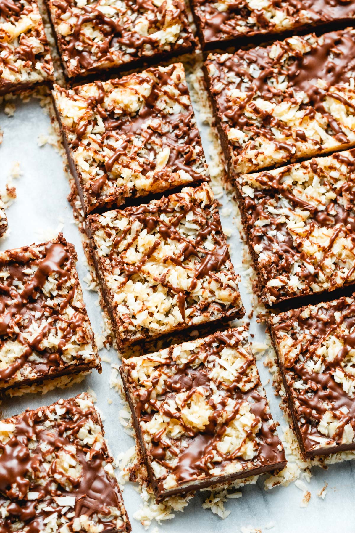 No-Bake Peanut Butter Chocolate Coconut Bars - These satisfying chocolate peanut butter coconut bars require no baking and are completely sugar free.