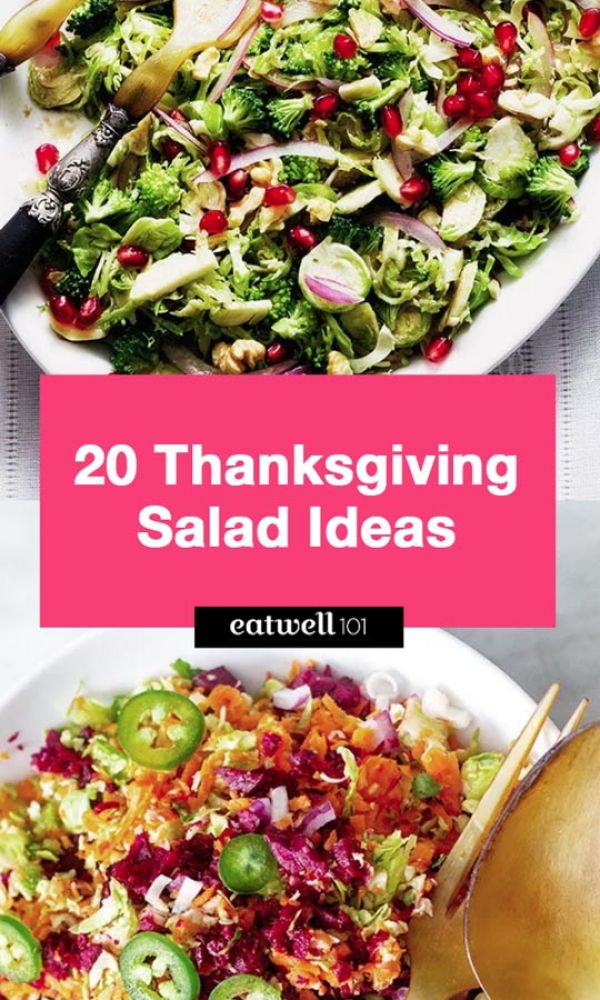 20 Colorful Salad Recipes for Your Thanksgiving Dinner