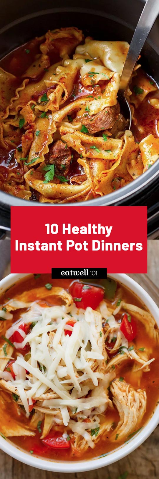 Healthy Instant Pot Dinner Recipes - These healthy Instant Pot dinner recipes are great if you would like to get a quick, healthy dinner on the table every night.