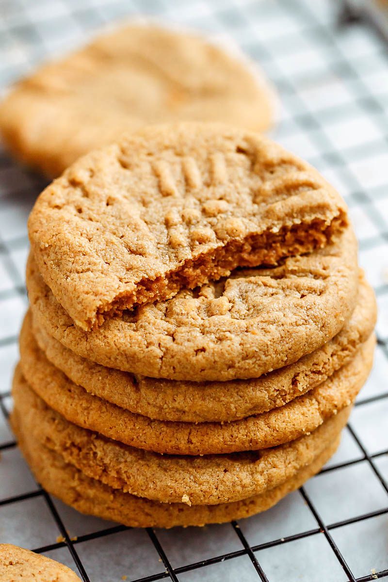 3-Ingredient Peanut Butter Cookies Recipe {Keto & Low Carb 