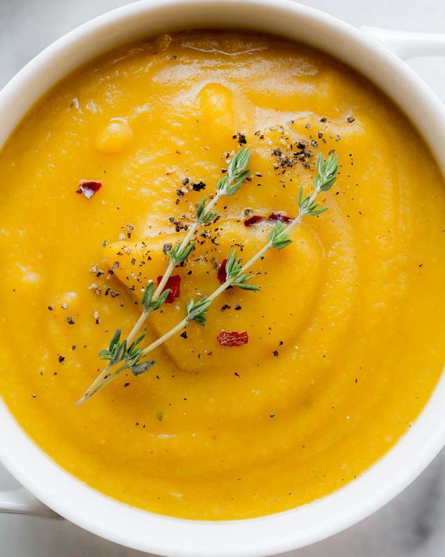 Split Peas Soup with Sweet Potato - #recipe by #eatwell101 - https://www.eatwell101.com/split-peas-soup-recipe