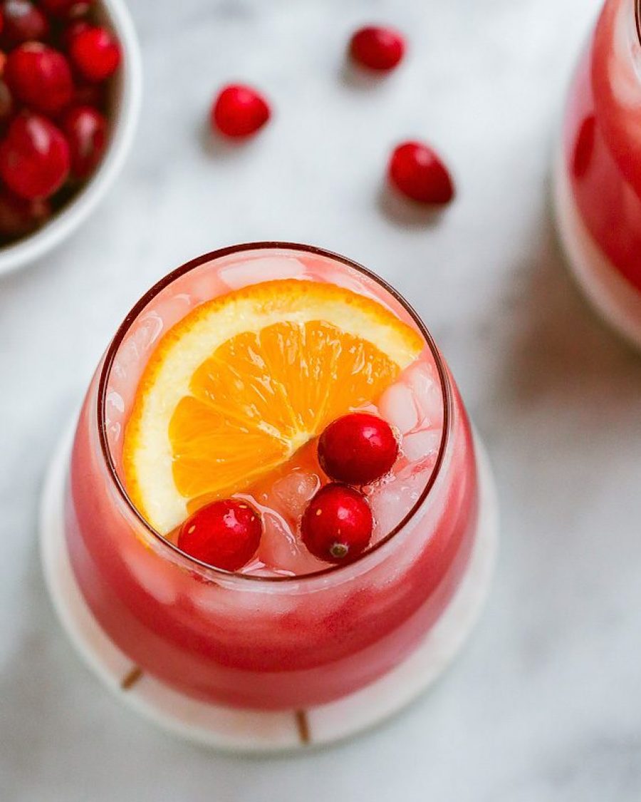 Cranberry-Gin Cocktail - #recipe by #eatwell101 - https://www.eatwell101.com/cranberry-gin-cocktail-recipe