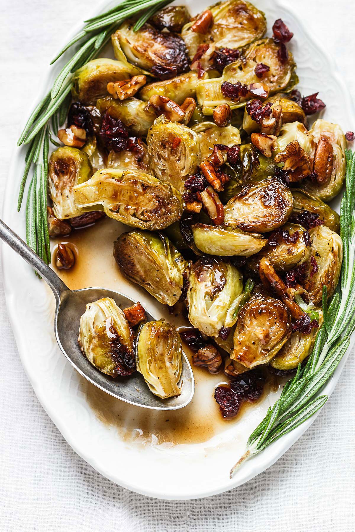 Balsamic Honey Roasted Brussels Sprouts Recipe — Eatwell101