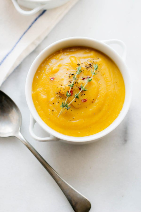 Split Peas Soup with Sweet Potato - #recipe by #eatwell101 - https://www.eatwell101.com/split-peas-soup-recipe