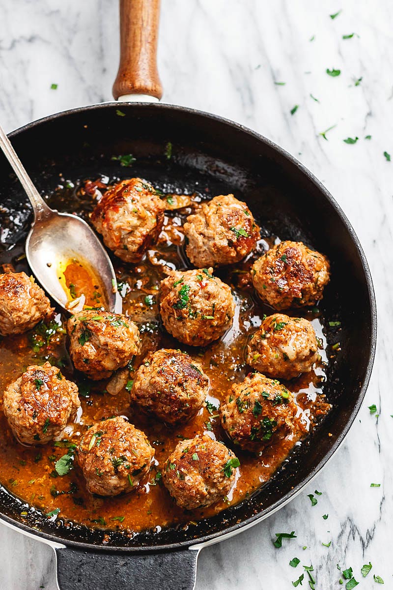 Chicken Meatballs with Cauliflower Rice Meal prep