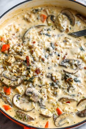 Crack Chicken wild Rice Soup
