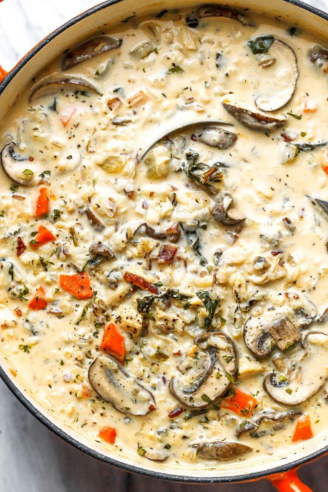Crack Chicken wild Rice Soup
