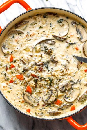 Crack Chicken wild Rice Soup