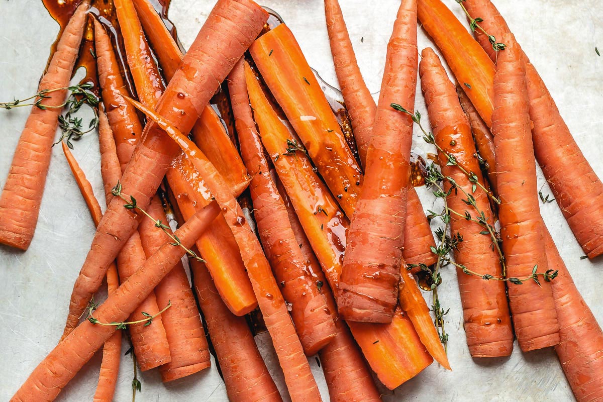 Honey Balsamic Roasted Carrots Recipe 2