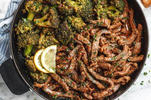 beef steak recipe with broccoli