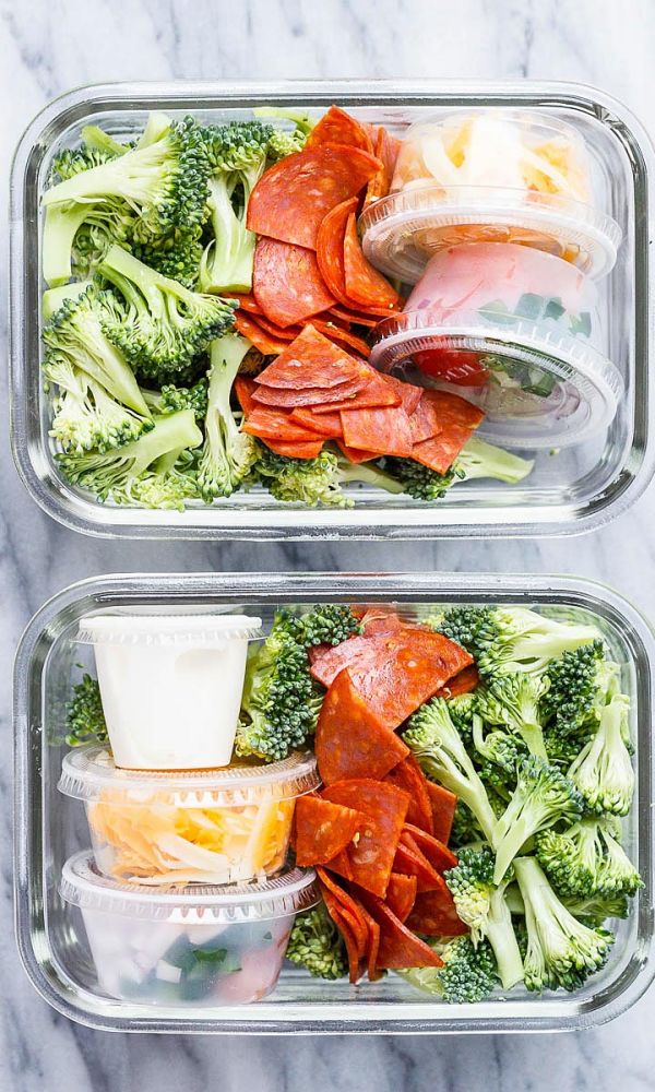 Broccoli Meal Prep Salad {Low-Carb / Keto}