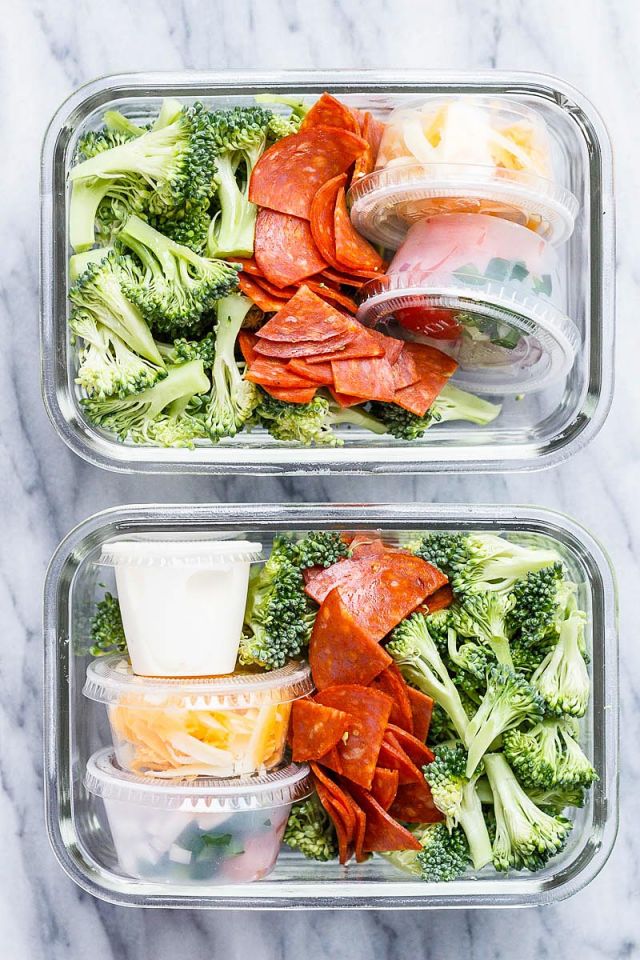Broccoli Meal Prep Salad {Low-Carb / Keto}