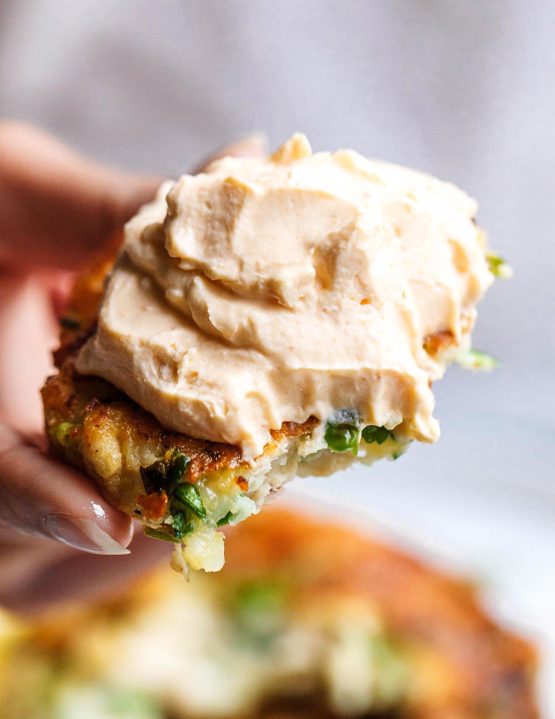 Cheesy Chicken Fritters Recipe