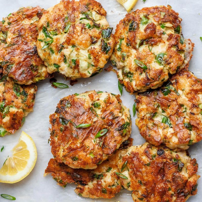 Cheesy Chicken Fritters Recipe – Chicken Patties Recipe — Eatwell101