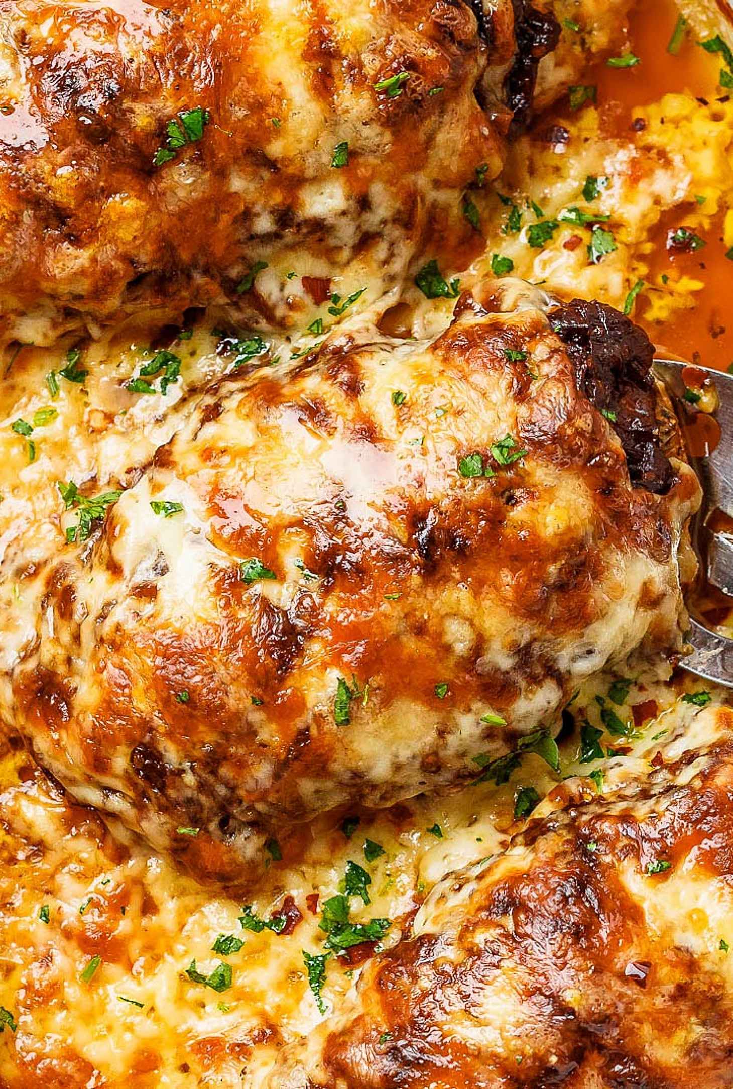 French Onion Chicken Casserole - #recipe by #eatwell101 - https://www.eatwell101.com/french-onion-chicken-casserole-recipe