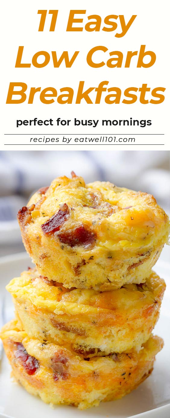 Easy Low Carb Breakfasts Recipes: 11 Low carb Breakfasts Recipes That