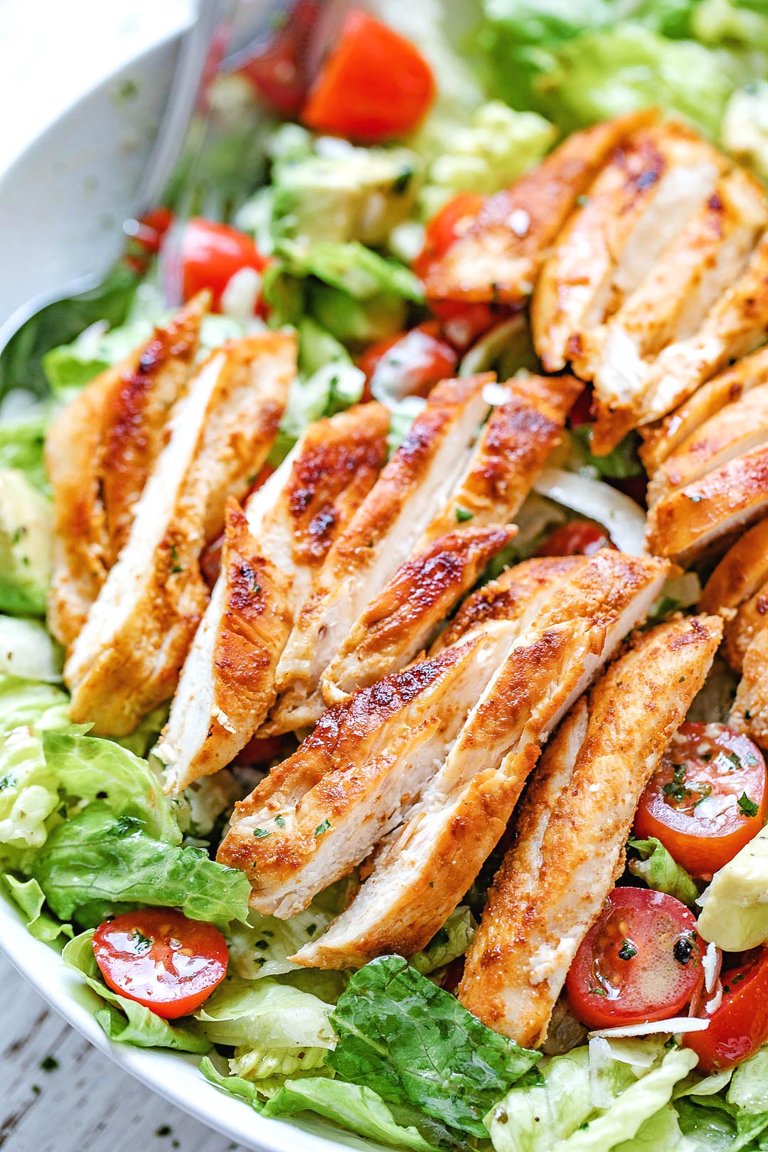 Blackened Chicken and Avocado Salad Recipe - Blackened ...