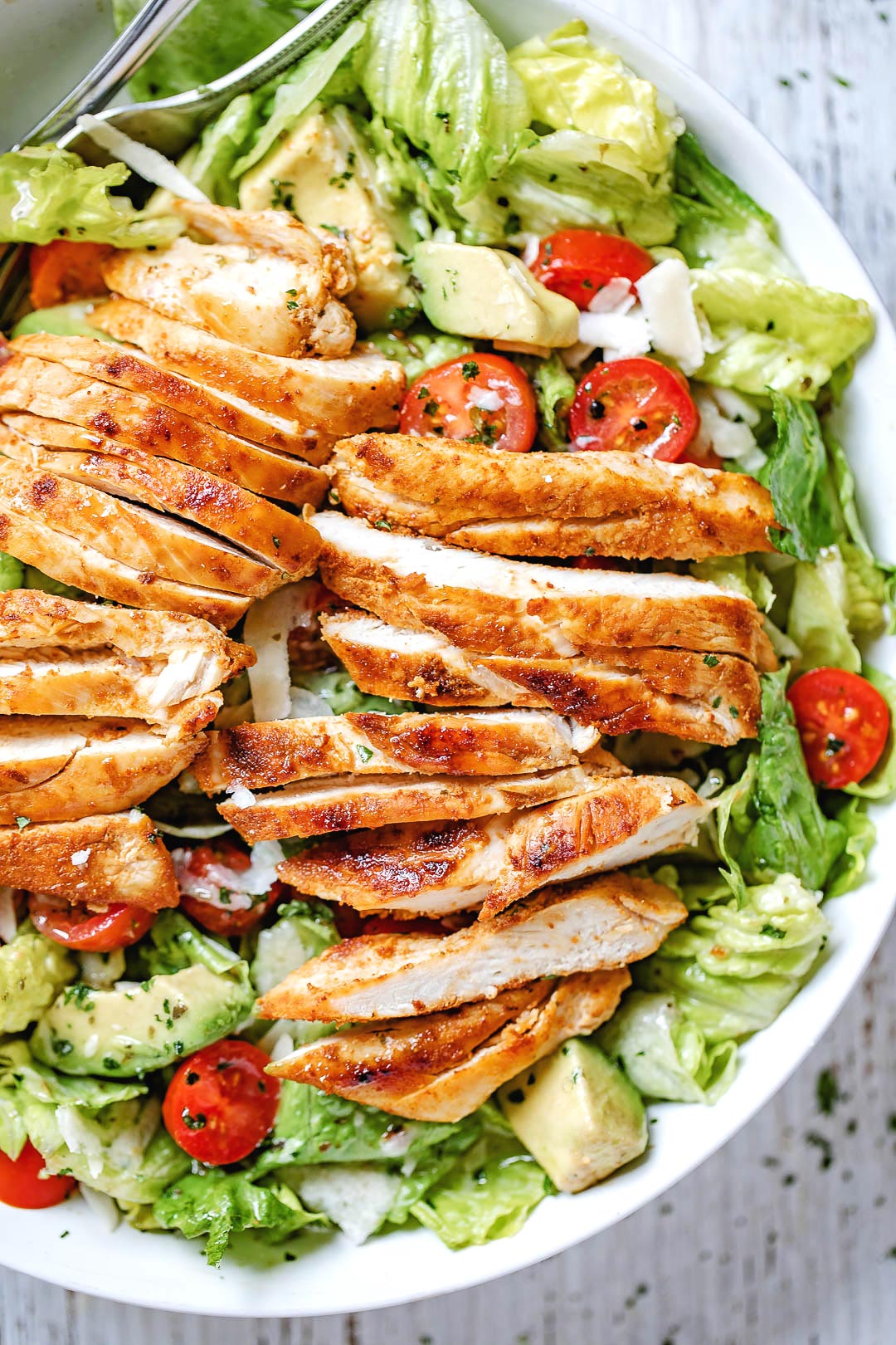 Blackened Chicken and Avocado Salad Recipe - Blackened ...