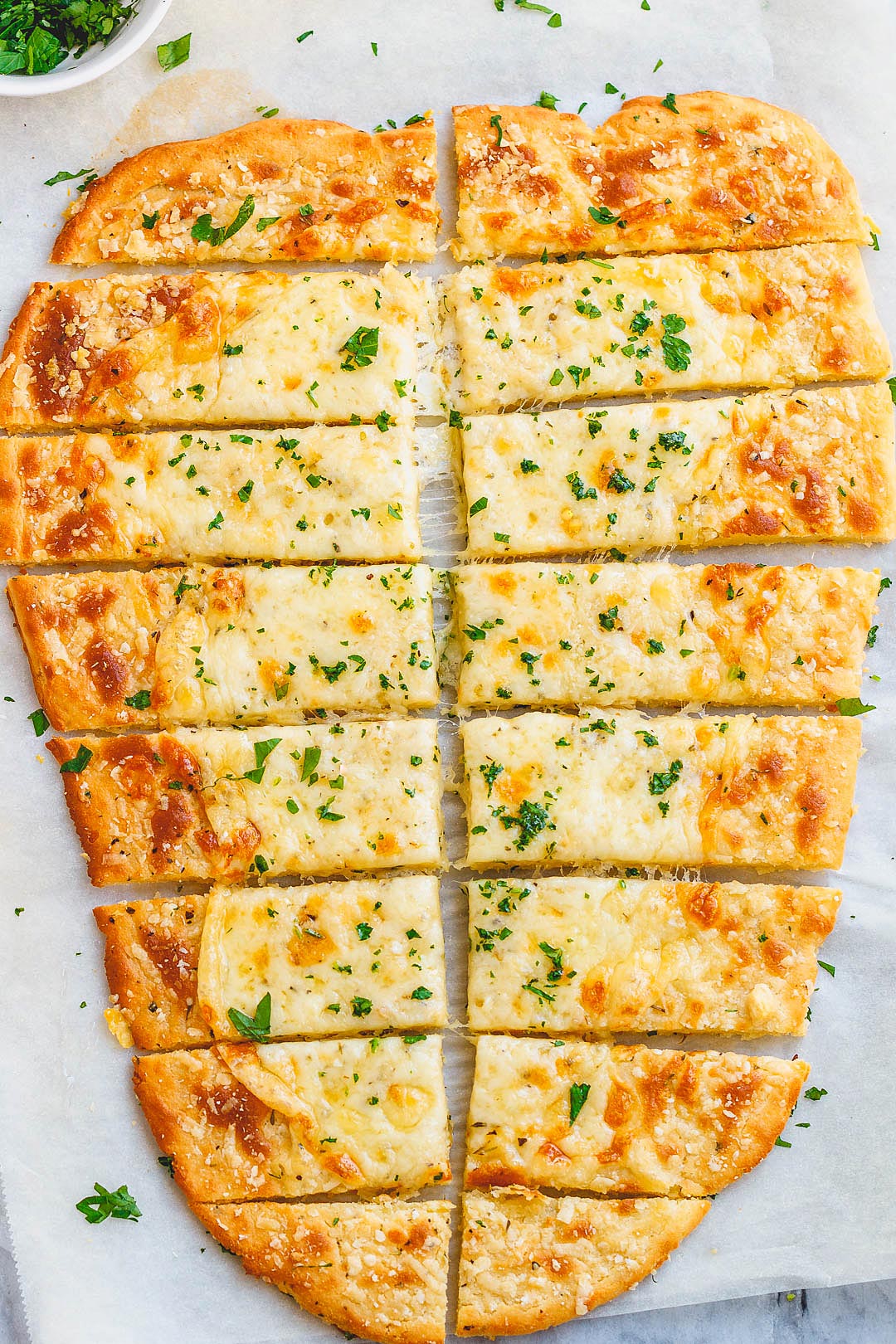 Four-Cheese Keto Breadsticks recipe