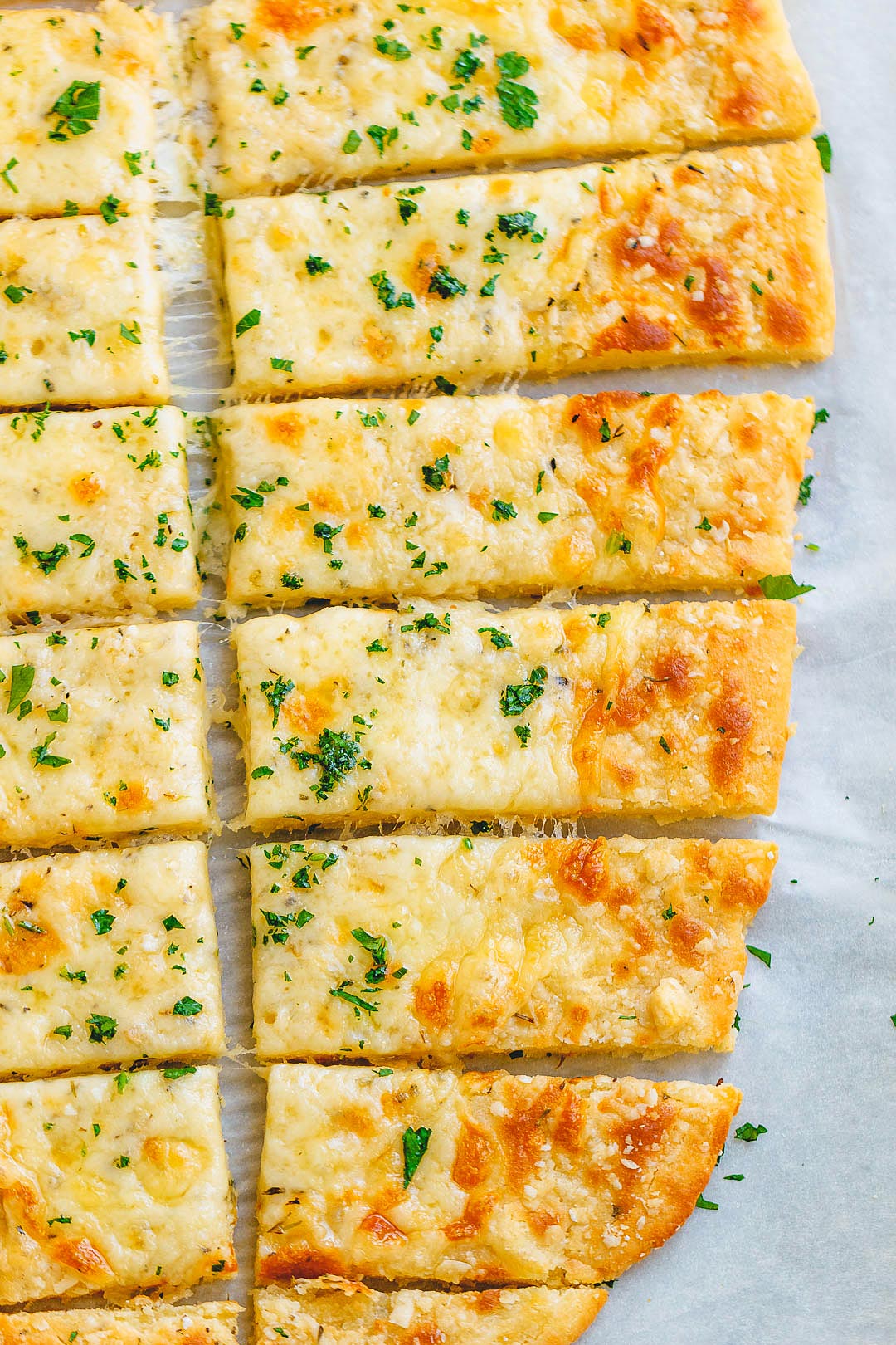 Four-Cheese Keto Breadsticks