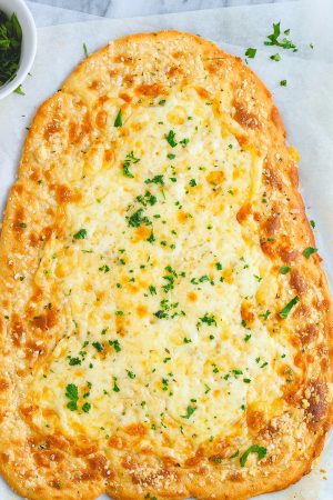 Keto Four-Cheese Breadsticks