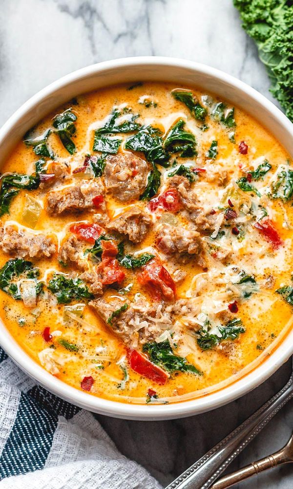 Instant Pot Keto Tuscan Soup (Warm and Comforting)