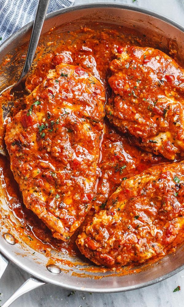 Pan-Seared Chicken Breasts in Pepper Parmesan Sauce