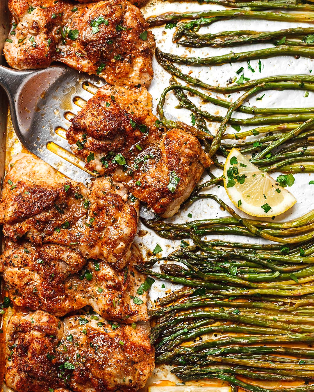 roasted chicken recipe with asparagus