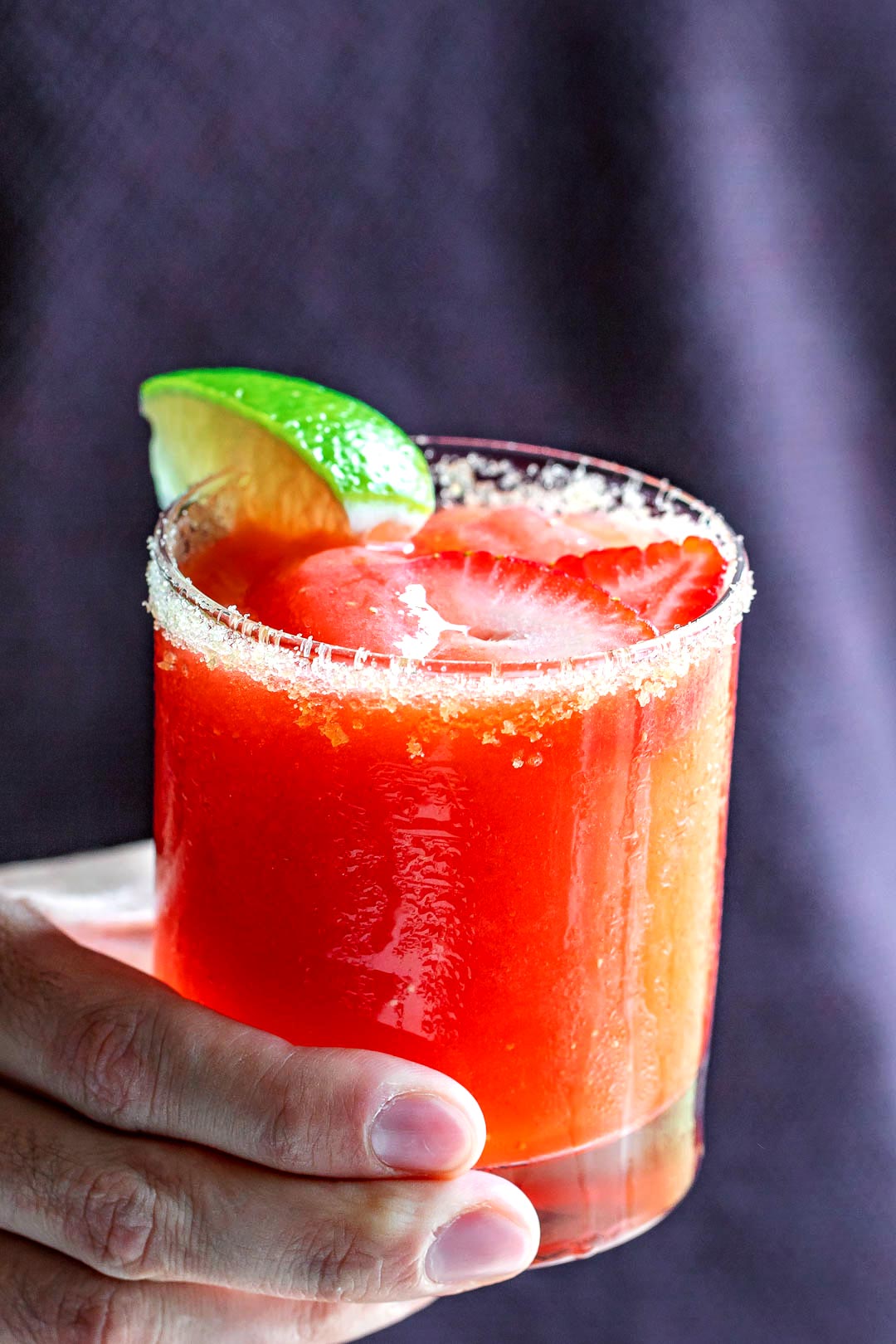 strawberry margarita cocktail