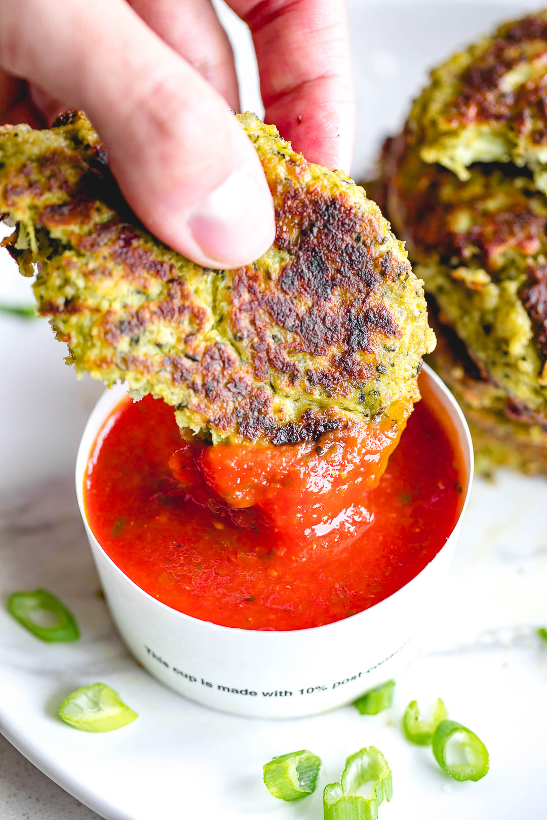 Cheesy Broccoli Fritters