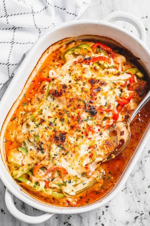 Fajita Chicken Breasts Casserole