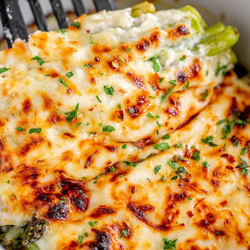 Cheesy Asparagus Casserole Recipe — Eatwell101