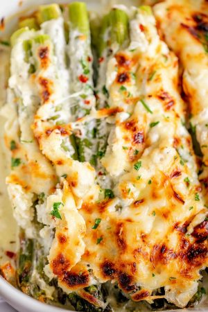Cheesy Asparagus Casserole