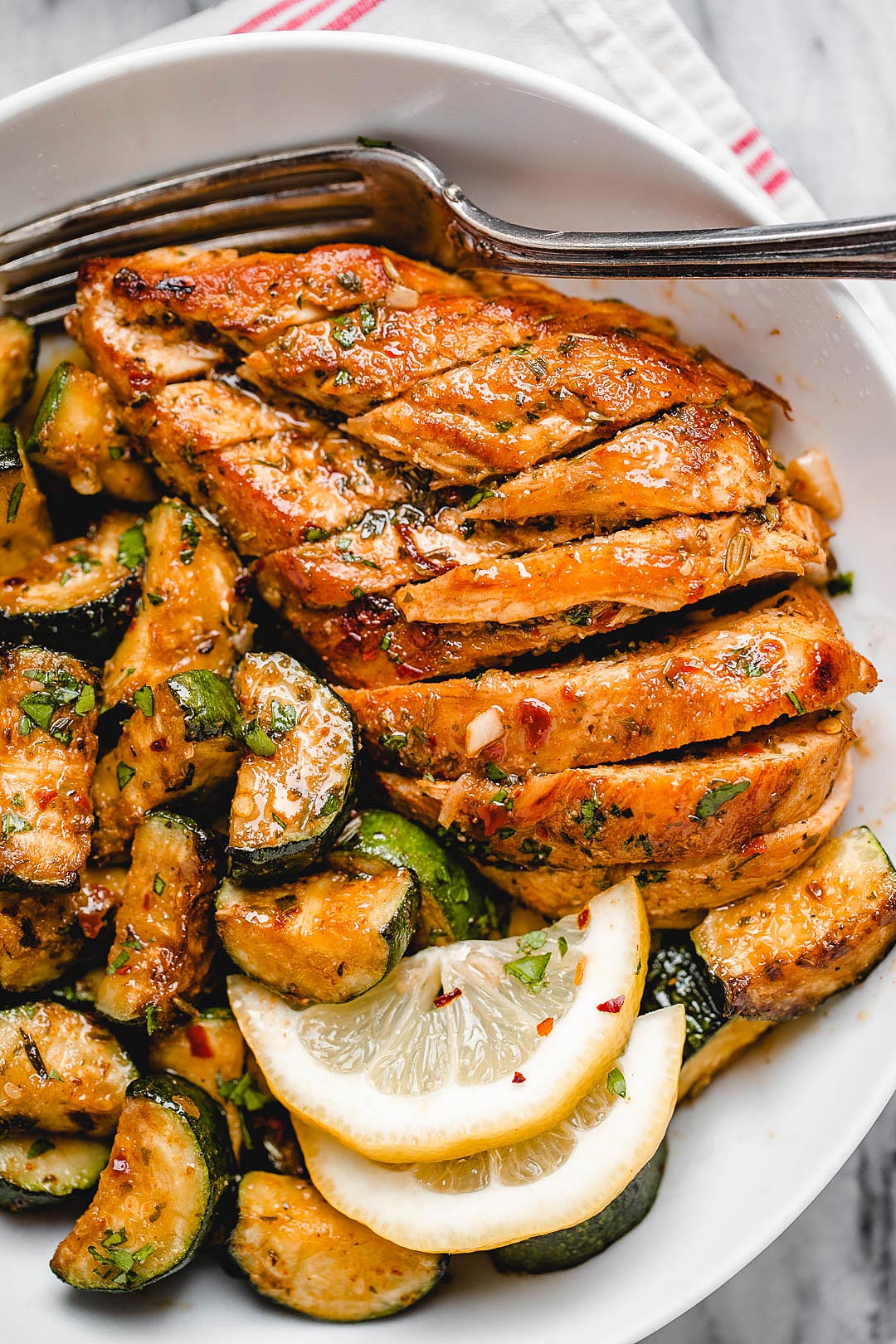 chicken and zucchini dinner recipe - #recipe by #eatwell101