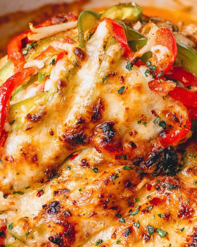 Fajita Chicken Casserole - #recipe by #eatwell101 - https://www.eatwell101.com/fajita-chicken-casserole-recipe