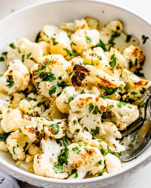 Healthy Roasted Cauliflower Salad