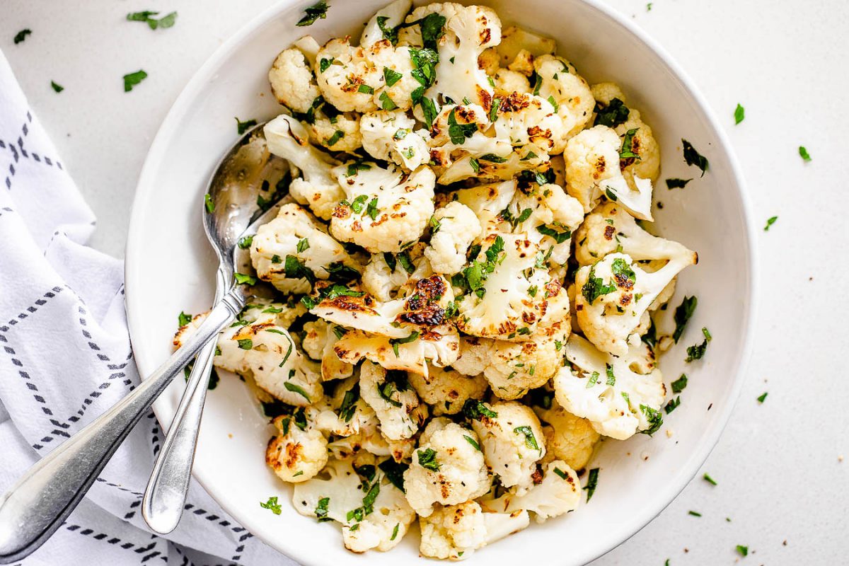 Healthy Roasted Cauliflower Salad