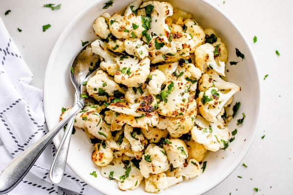 Healthy Roasted Cauliflower Salad