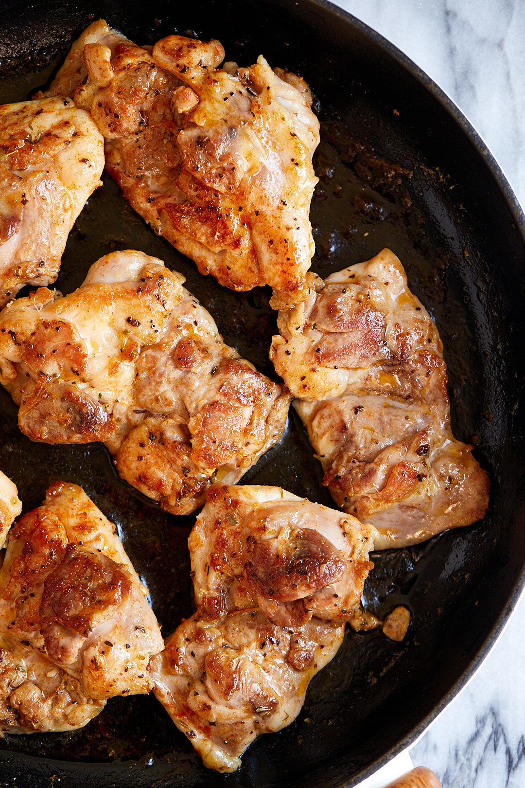 Chicken Thighs in Creamy Bacon Mushroom Sauce