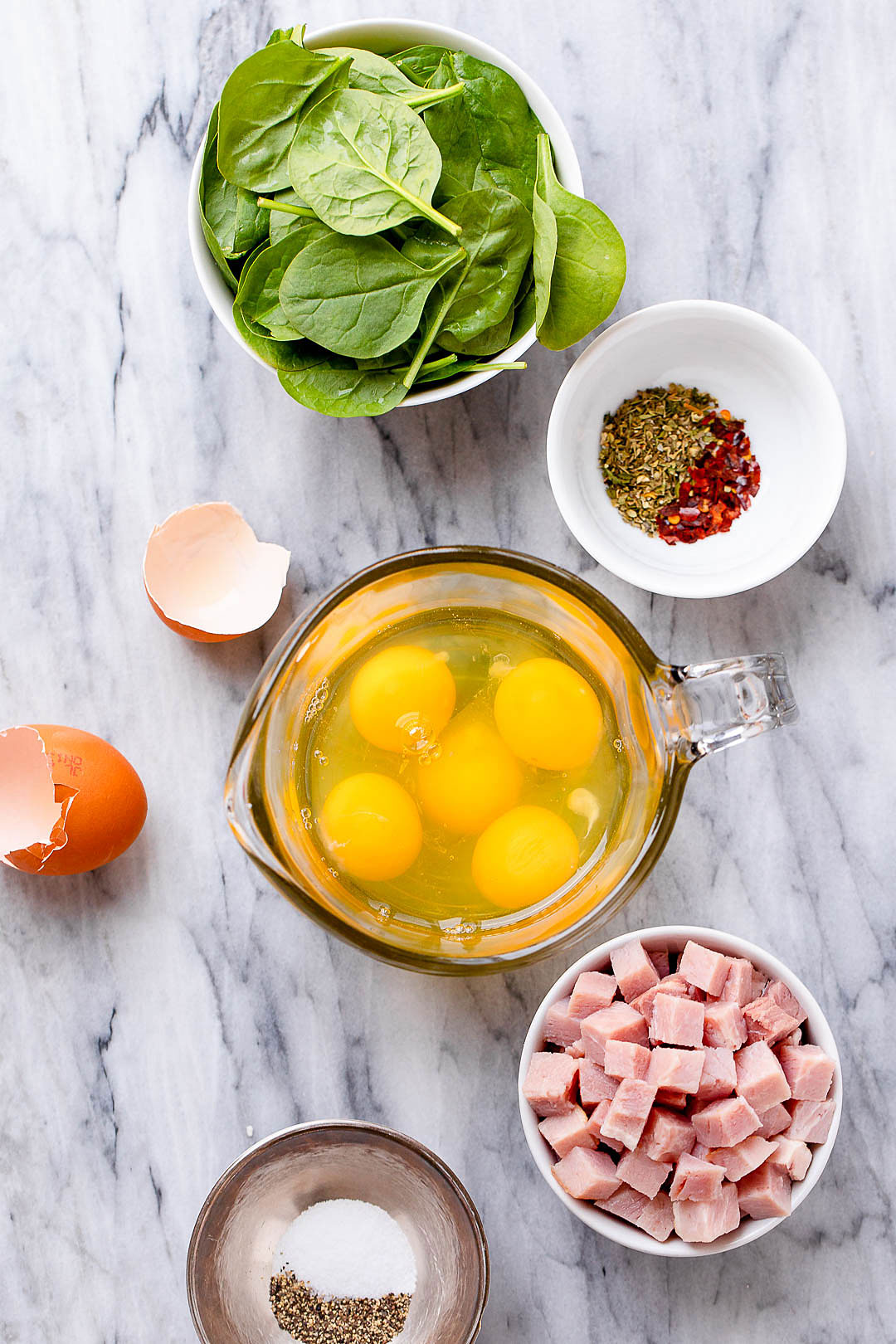 Ham and Spinach Egg Muffins Recipe