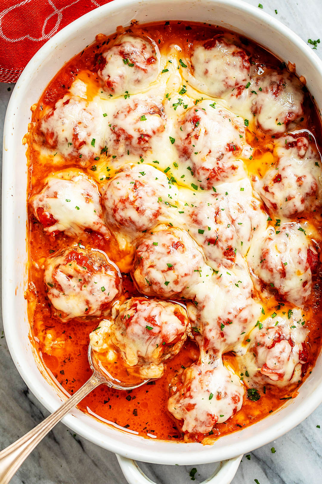 Cheesy Meatballs Casserole Recipe – Low Carb Meatballs Casserole Recipe ...