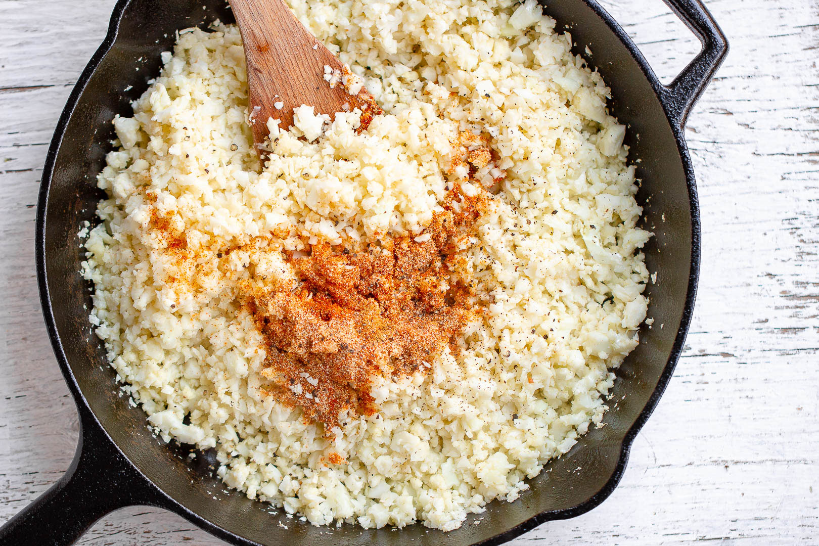 cauliflower rice skillet recipe