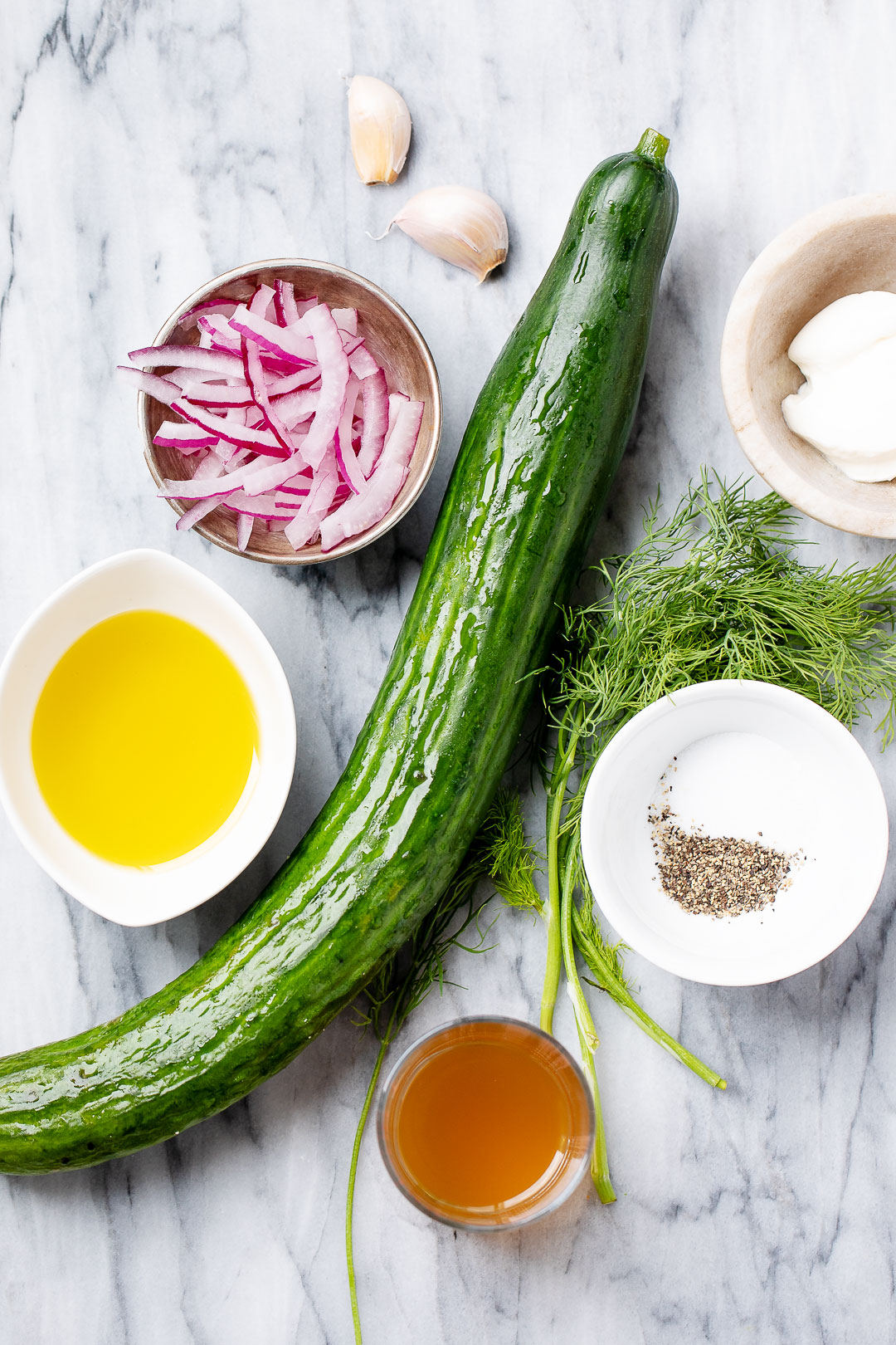 Easy Marinated Cucumber Salad Recipe