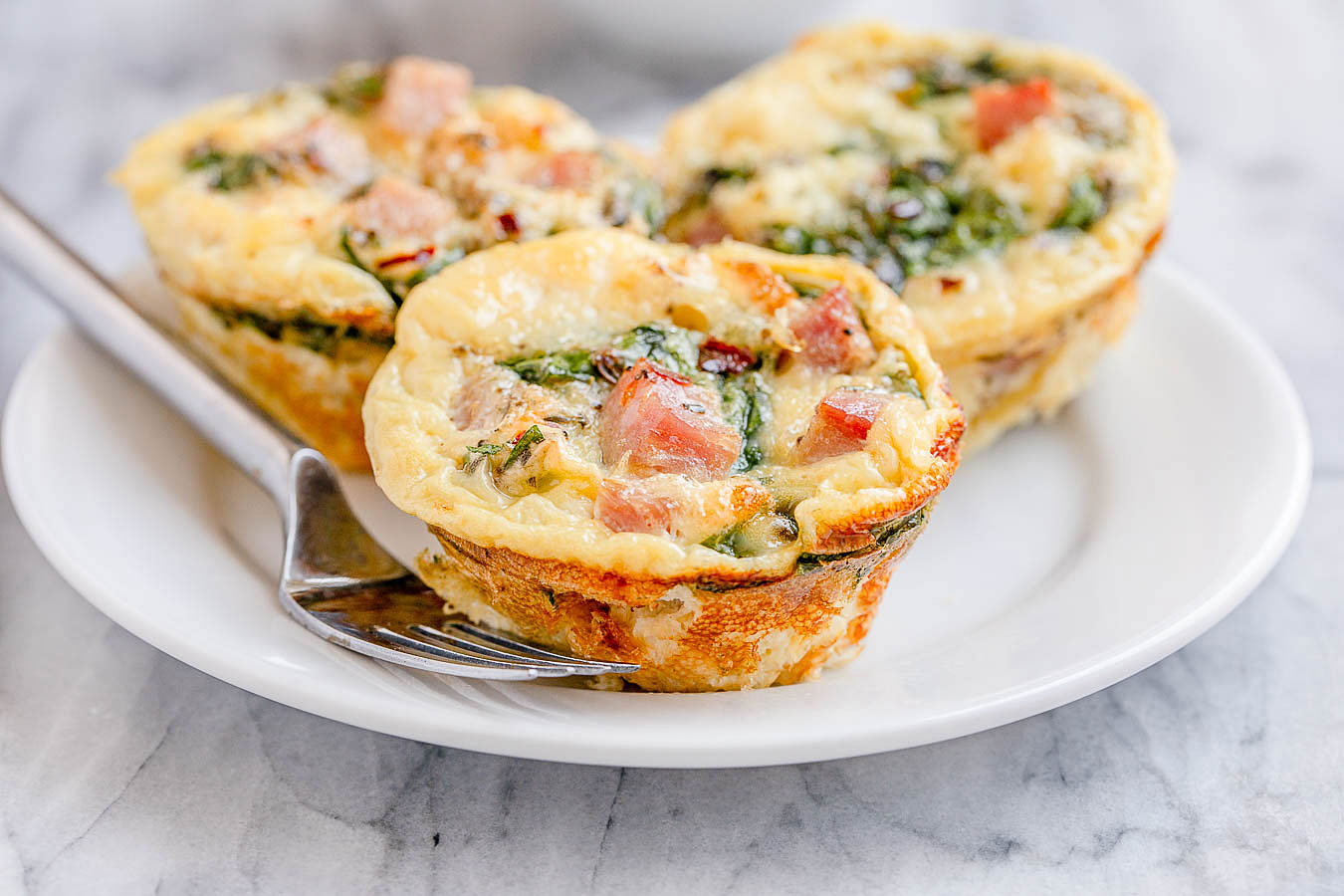 Ham and Spinach Egg Muffins