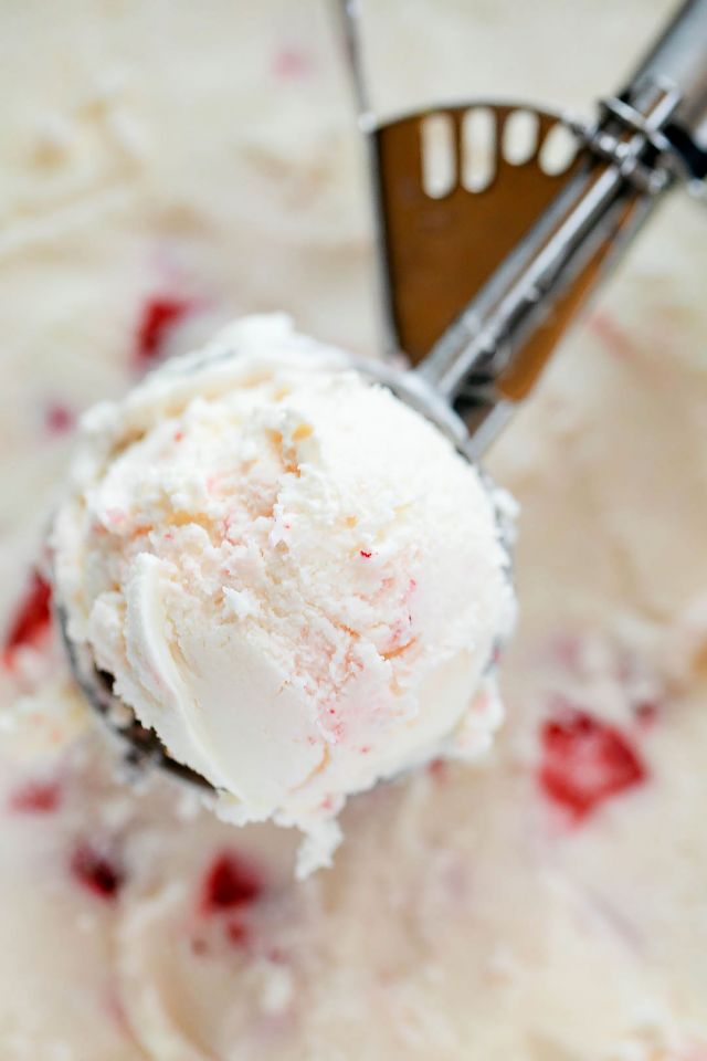 Strawberry Cheesecake Ice Cream Recipe