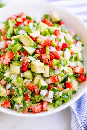 Cucumber Avocado Salsa